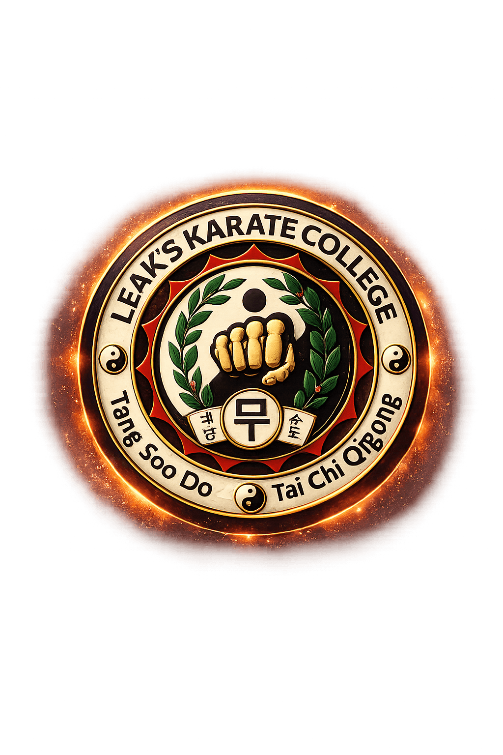 Leak's Karate College logo